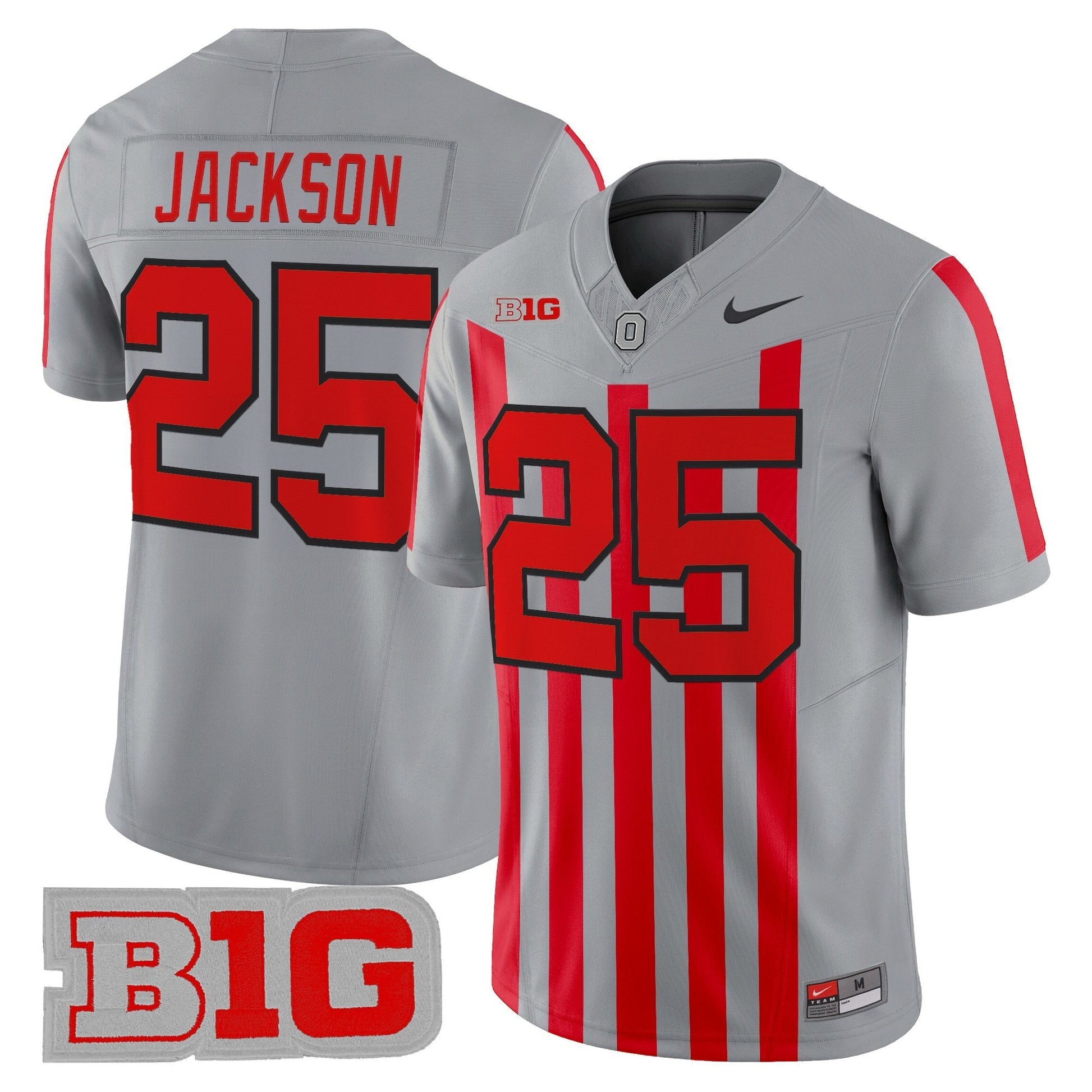 Men's Ohio State Buckeyes Throwback Vapor Limited Jersey - All Stitched
