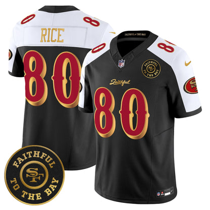 Men's 49ers “Rivalries” Vapor Limited Jersey - Faithful To The Bay Patch - All Stitched