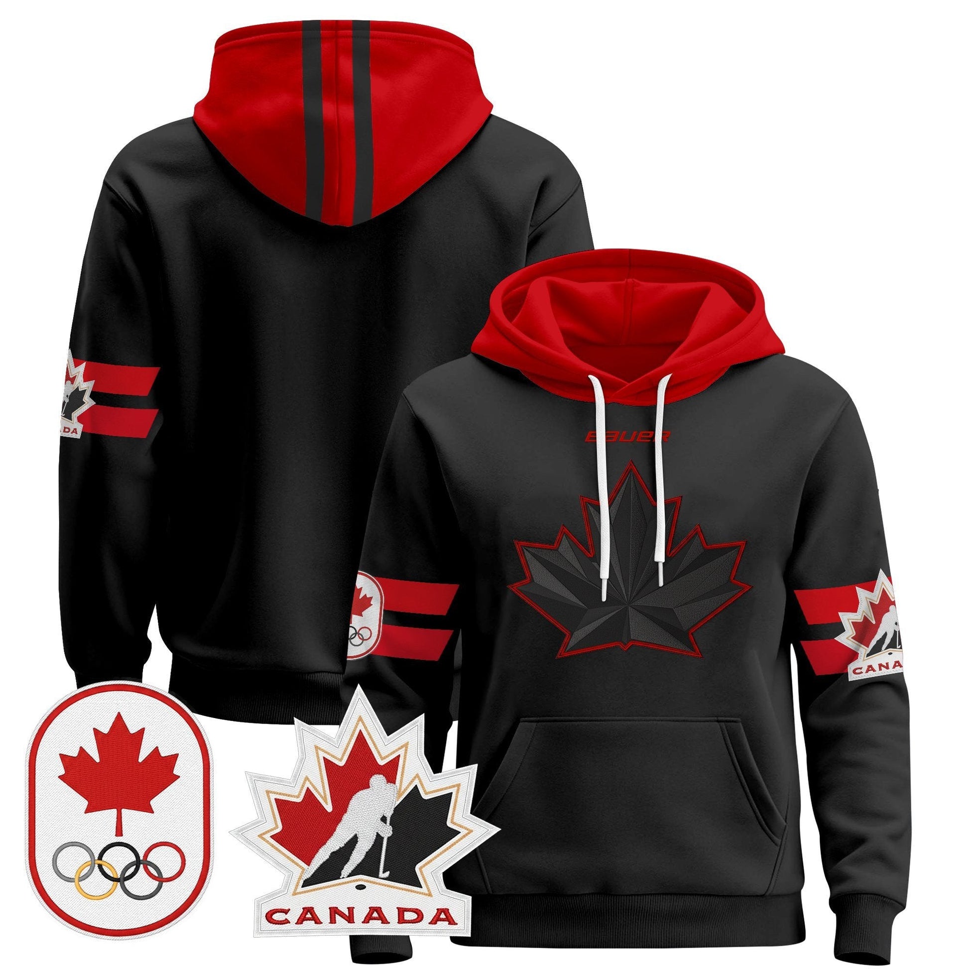Men's 2026 Canada Olympic Pullover Hoodie - All Stitched