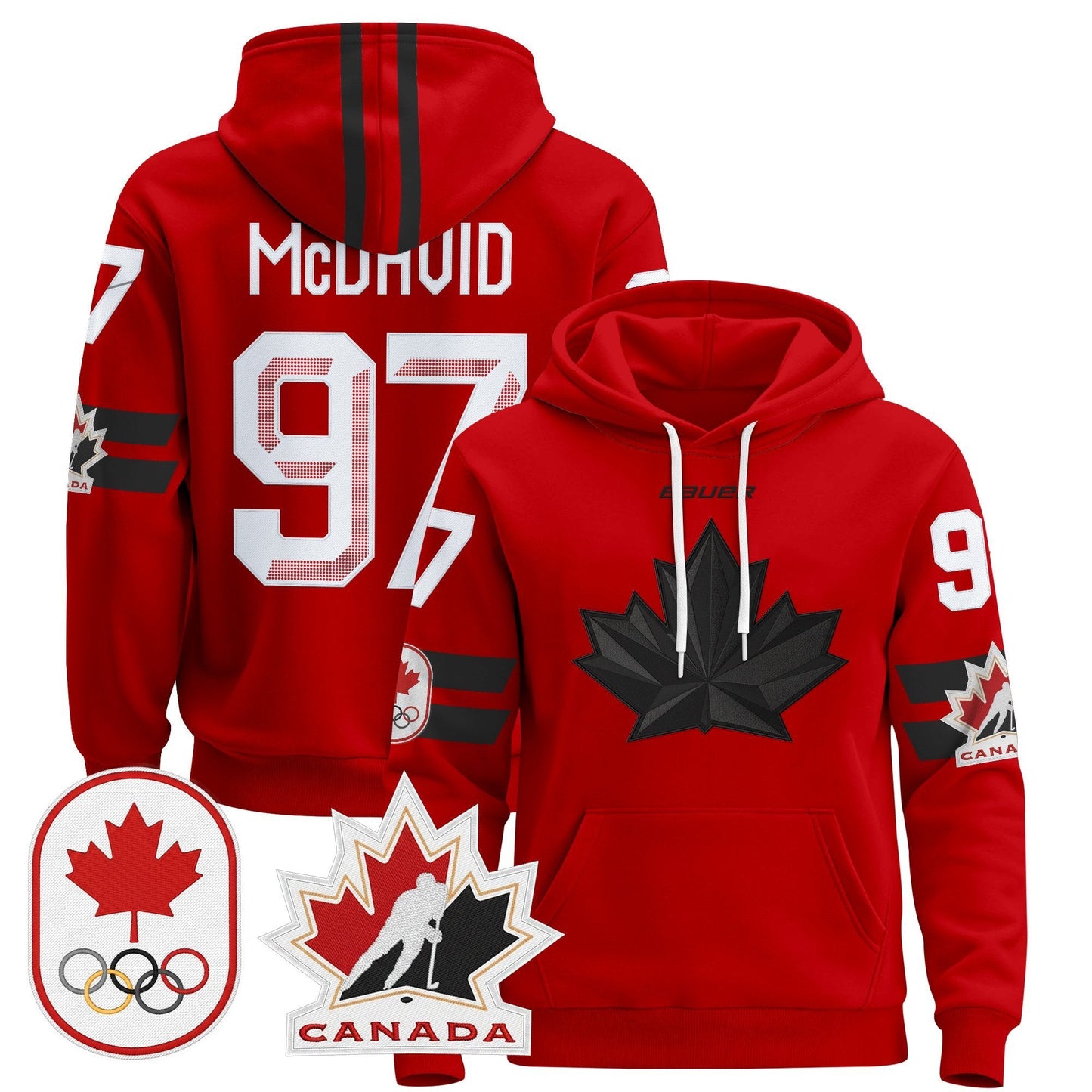 Men's 2026 Canada Olympic Pullover Hoodie - All Stitched