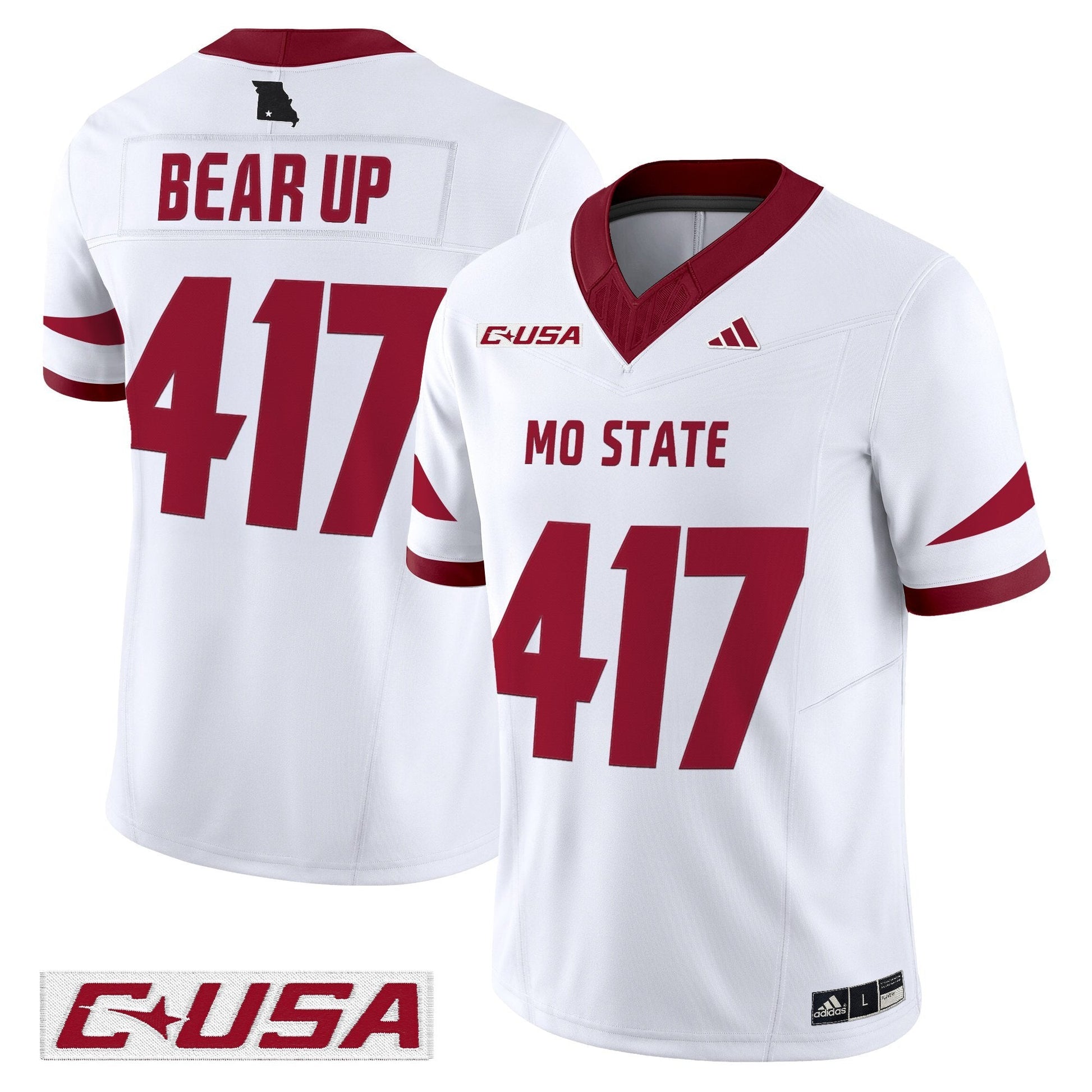 Men's Missouri State Bears 2025 Vapor Limited Jersey - All Stitched