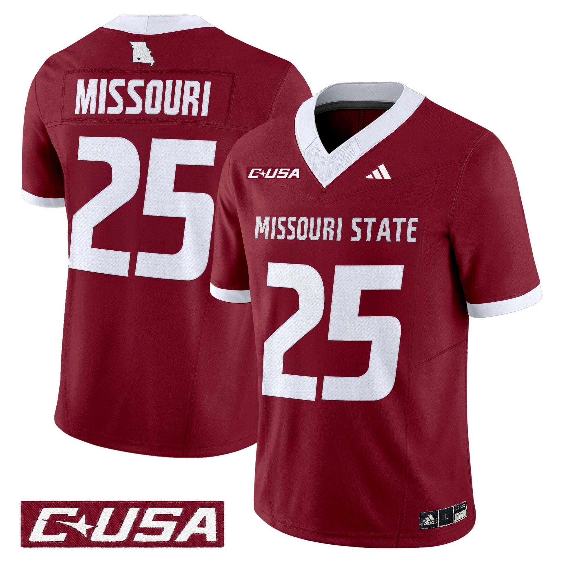 Men's Missouri State Bears 2025 Vapor Limited Jersey - All Stitched