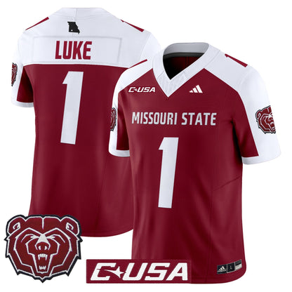 Men's Missouri State Bears 2025 Vapor Limited Jersey - All Stitched