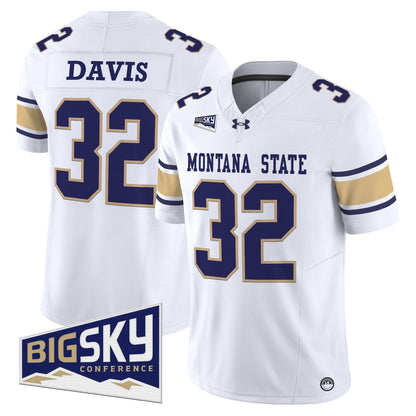 Men's Montana State Bobcats 2025 Vapor Limited Jersey - All Stitched