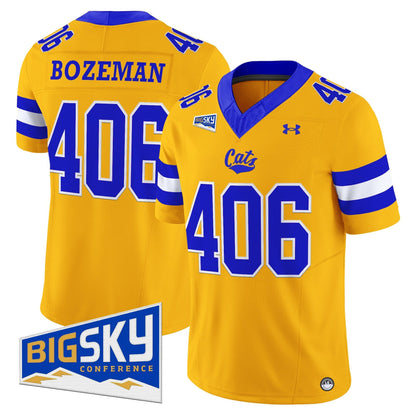 Men's Montana State Bobcats 2025 Vapor Limited Jersey - All Stitched