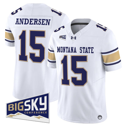 Men's Montana State Bobcats 2025 Vapor Limited Jersey - All Stitched