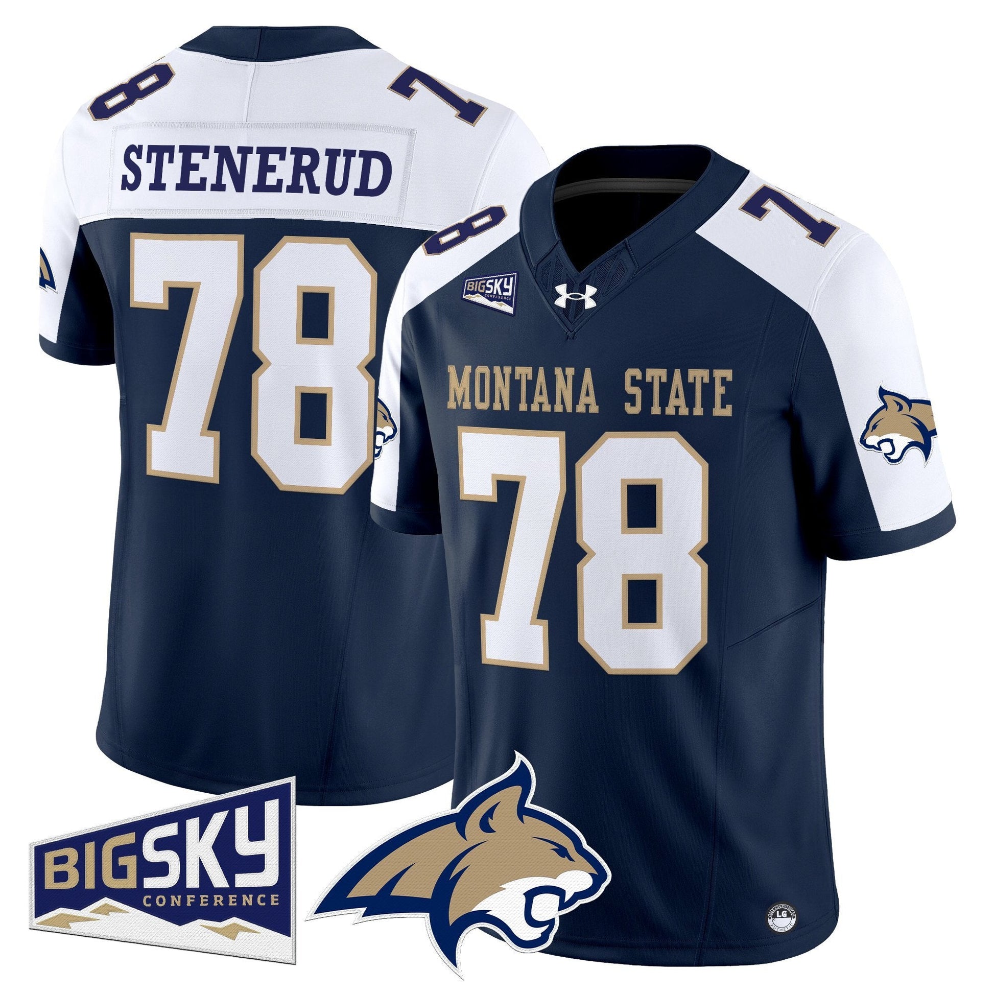 Men's Montana State Bobcats 2025 Vapor Limited Jersey - All Stitched