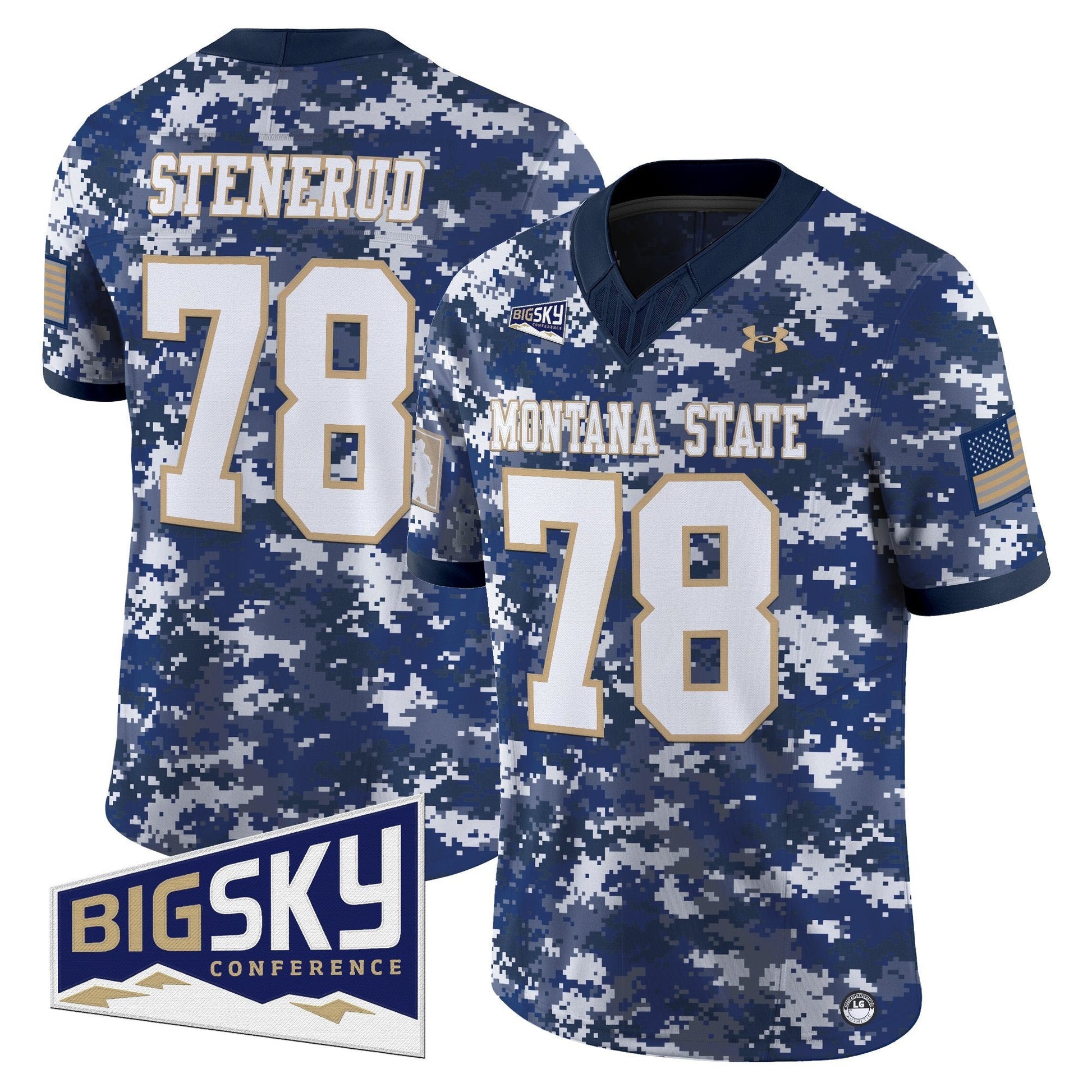 Men's Montana State Bobcats 2025 Vapor Limited Jersey - All Stitched