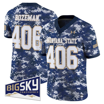 Men's Montana State Bobcats 2025 Vapor Limited Jersey - All Stitched