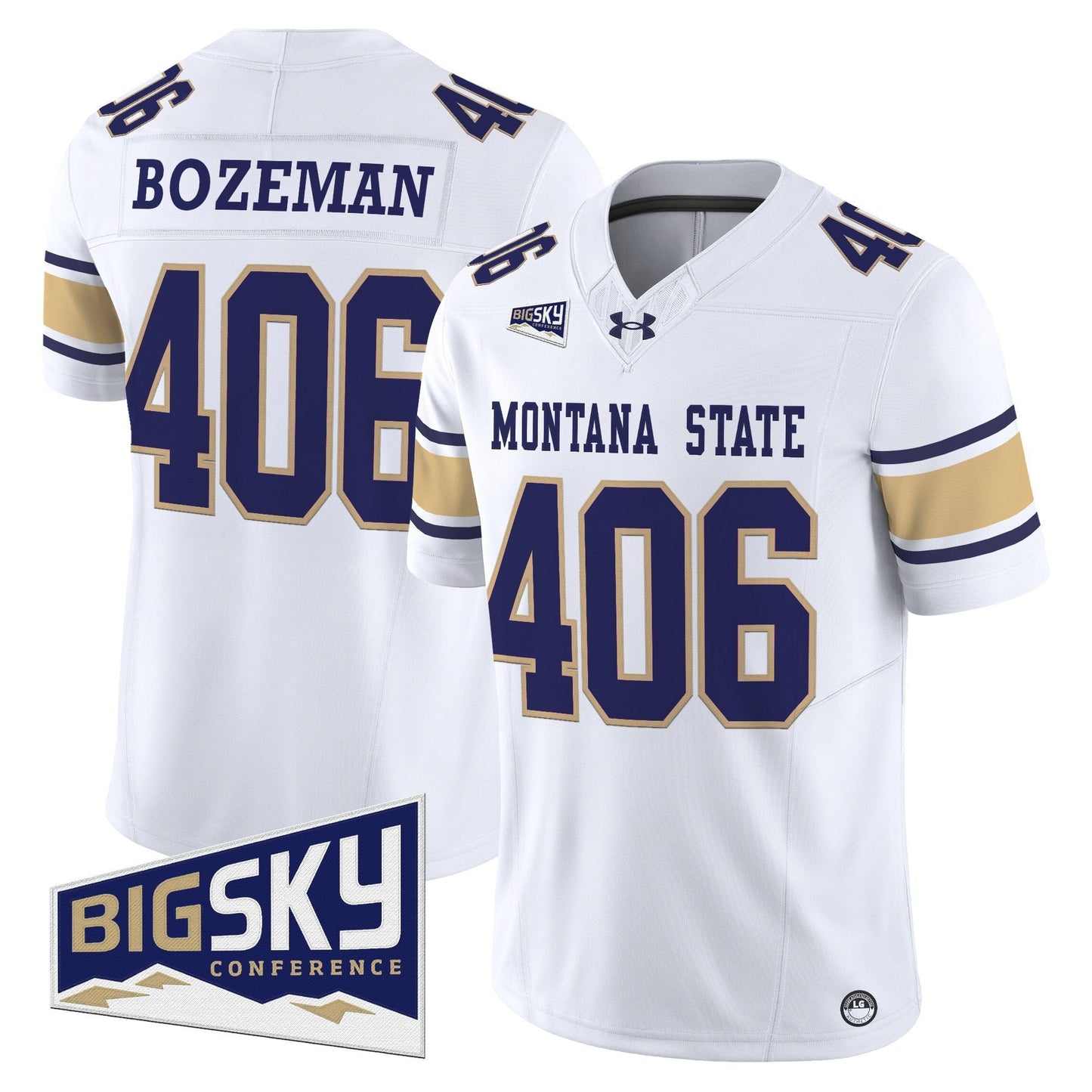 Men's Montana State Bobcats 2025 Vapor Limited Jersey - All Stitched