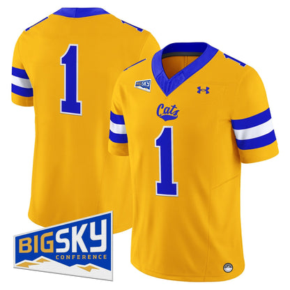 Men's Montana State Bobcats 2025 Vapor Limited Jersey - All Stitched