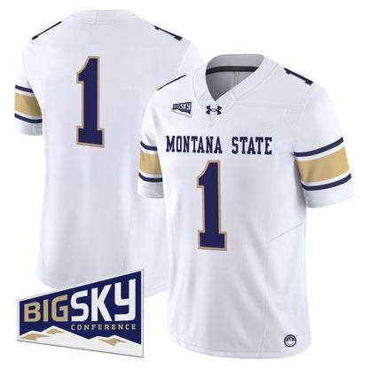 Men's Montana State Bobcats 2025 Vapor Limited Jersey - All Stitched