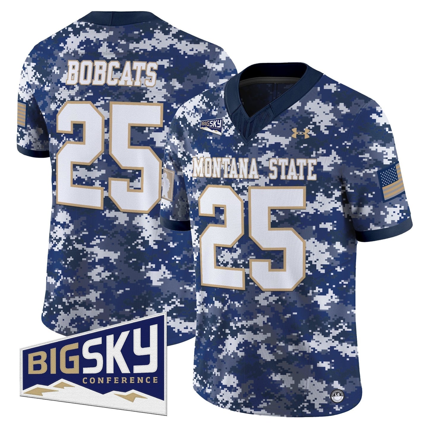 Men's Montana State Bobcats 2025 Vapor Limited Jersey - All Stitched