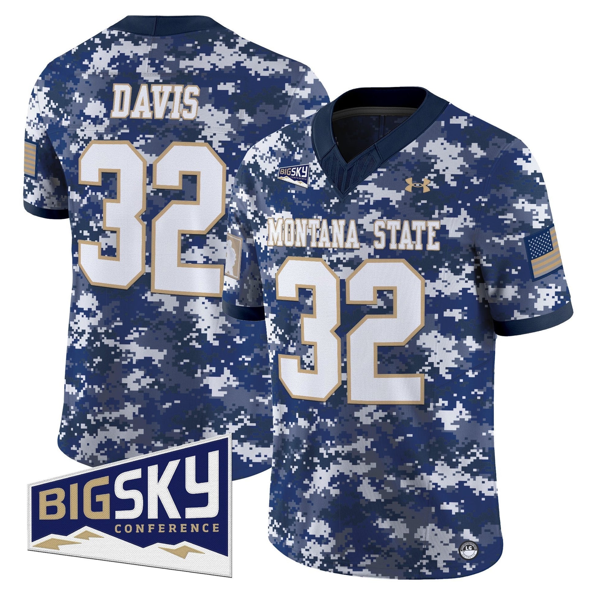 Men's Montana State Bobcats 2025 Vapor Limited Jersey - All Stitched
