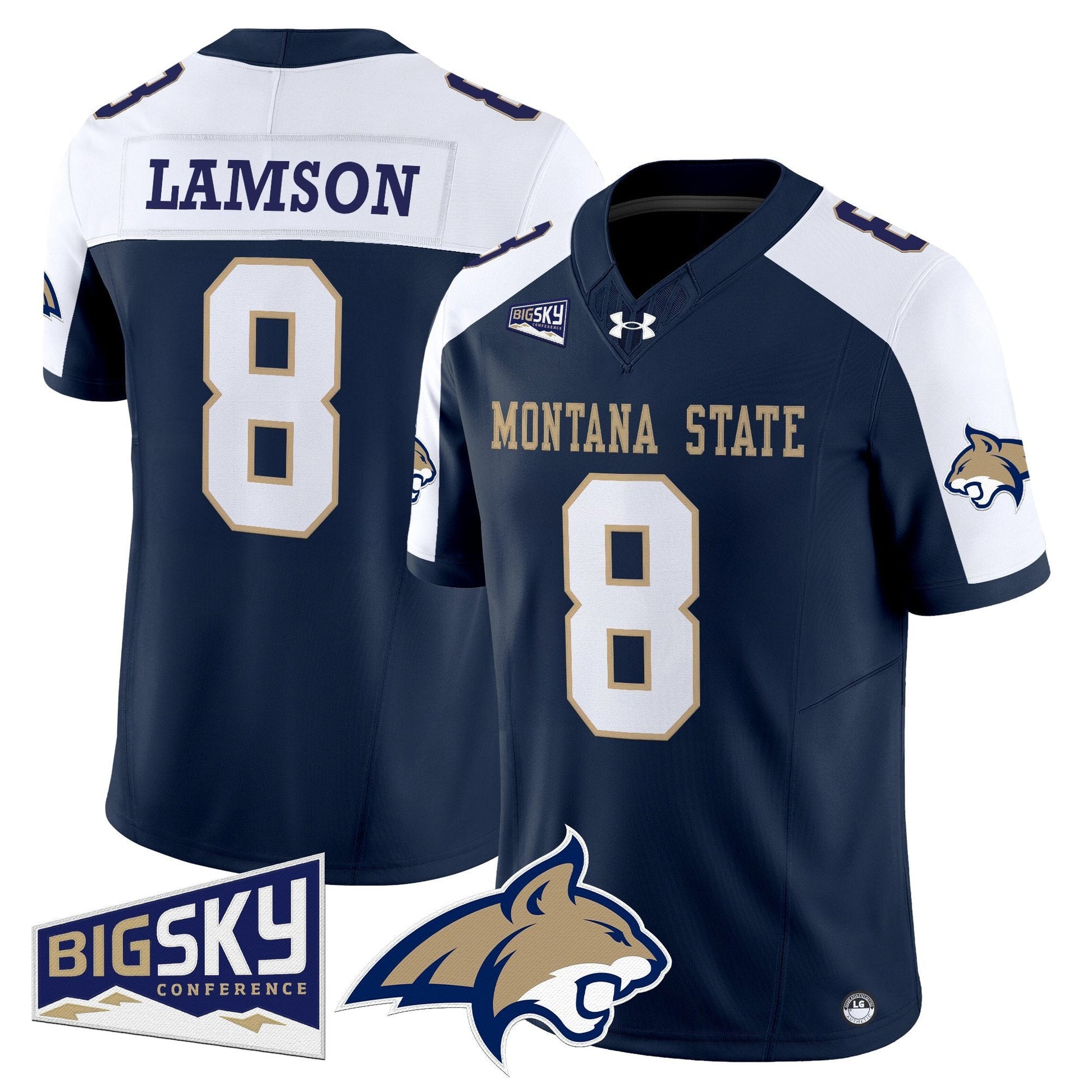 Men's Montana State Bobcats 2025 Vapor Limited Jersey - All Stitched