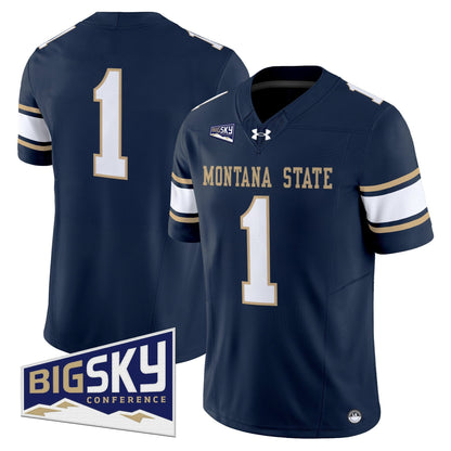 Men's Montana State Bobcats 2025 Vapor Limited Jersey - All Stitched