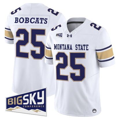 Men's Montana State Bobcats 2025 Vapor Limited Jersey - All Stitched