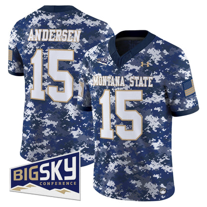 Men's Montana State Bobcats 2025 Vapor Limited Jersey - All Stitched