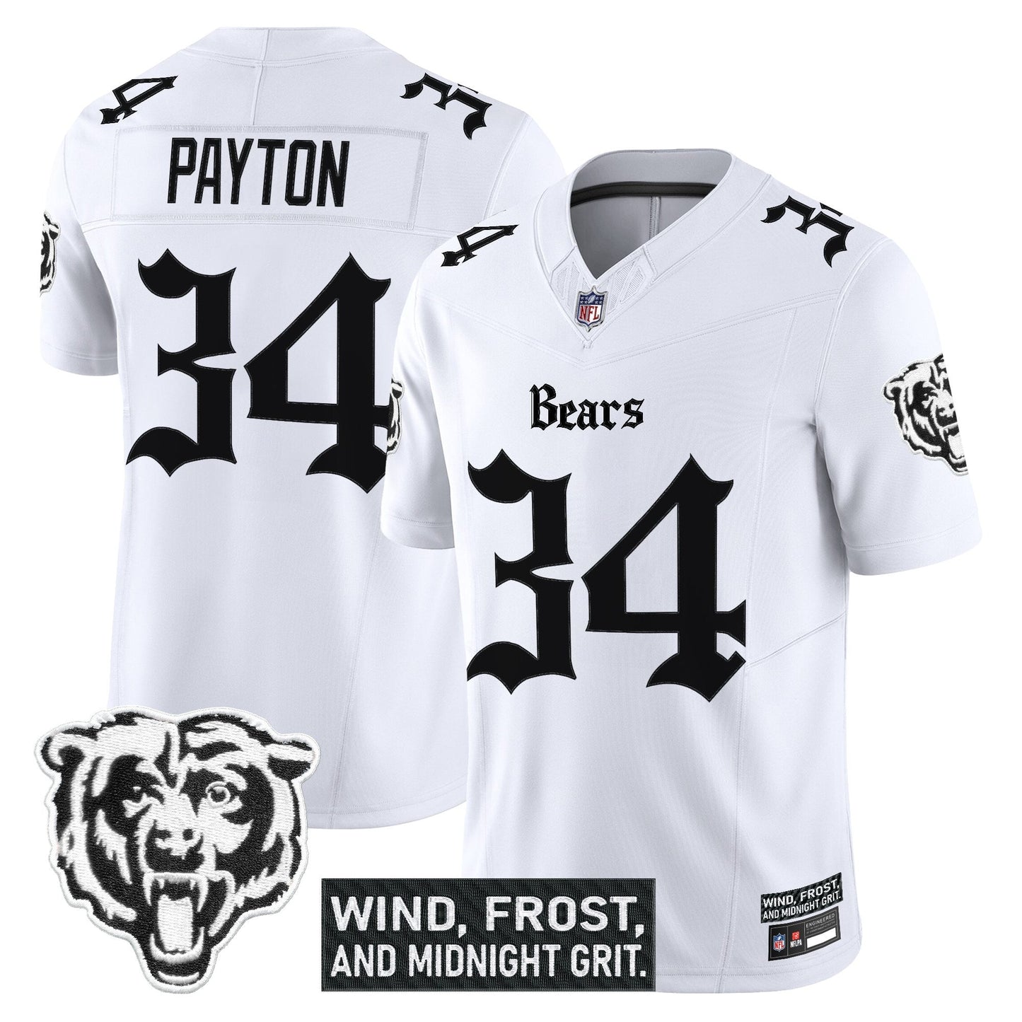 Men's Chicago Bears 'Gothic Midway Legacy' Vapor Limited Jersey - All Stitched