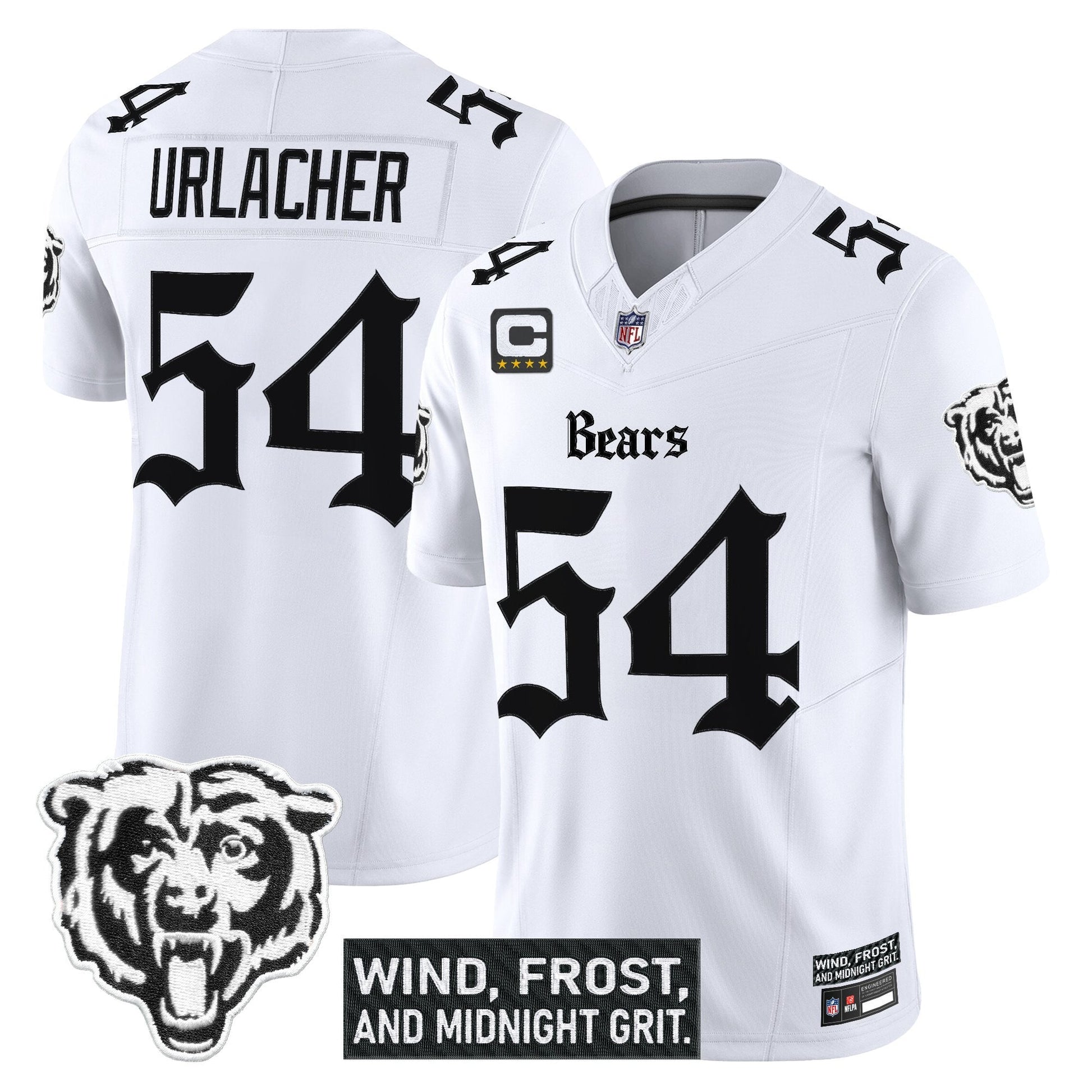 Men's Chicago Bears 'Gothic Midway Legacy' Vapor Limited Jersey - All Stitched