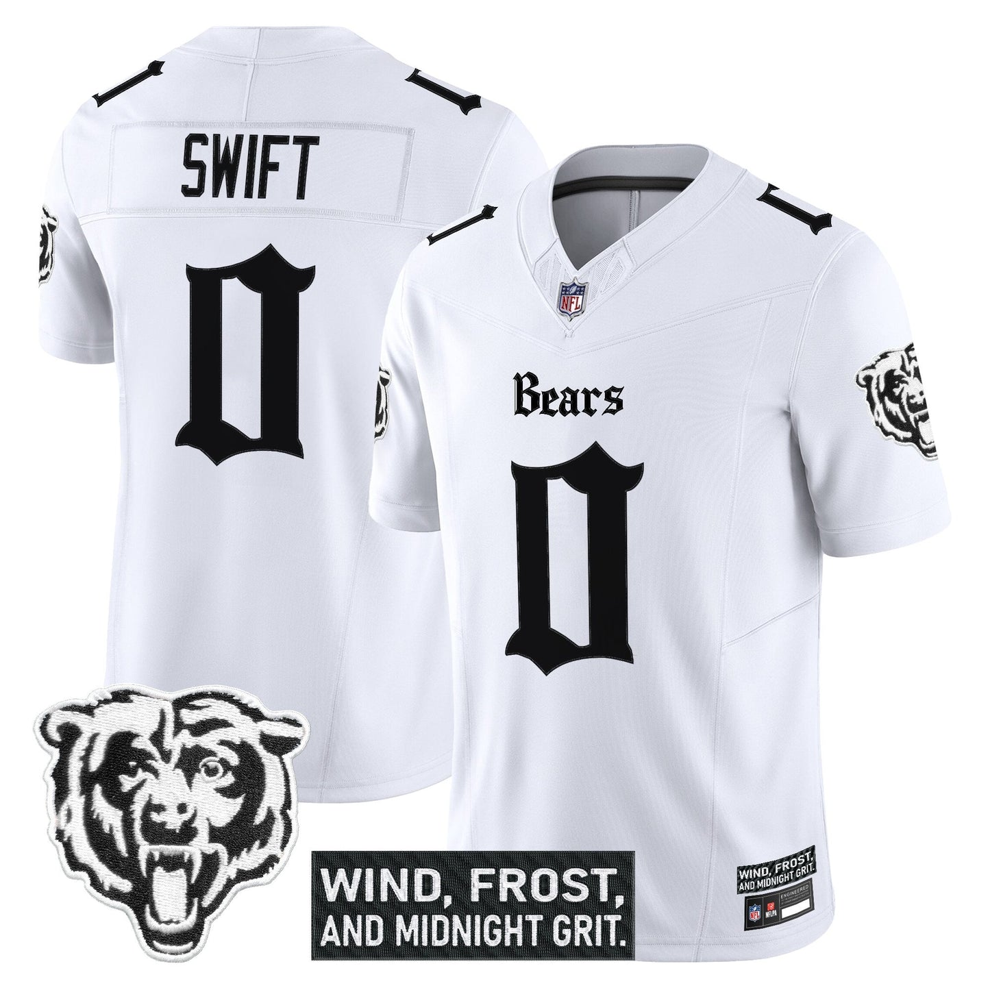 Men's Chicago Bears 'Gothic Midway Legacy' Vapor Limited Jersey - All Stitched