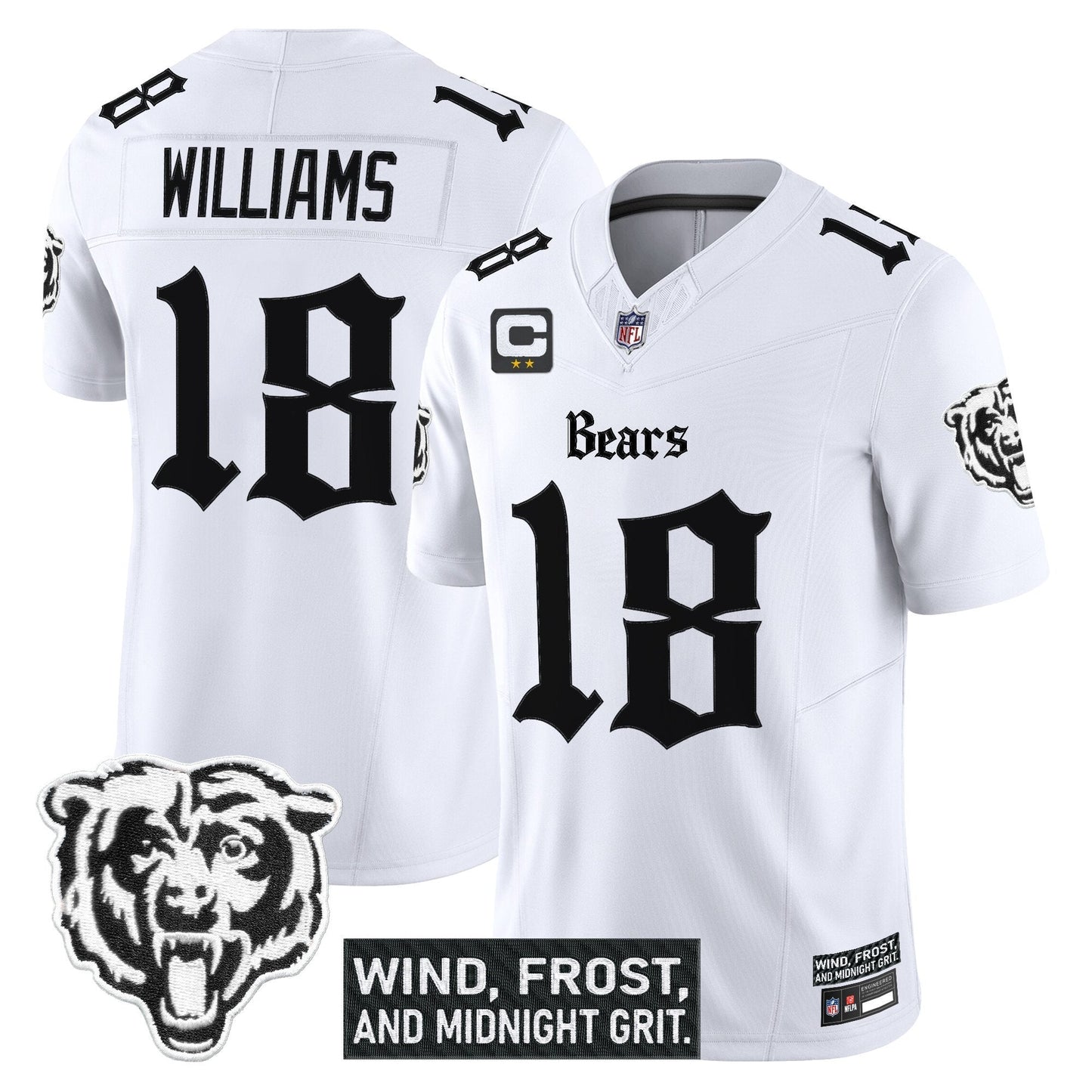 Men's Chicago Bears 'Gothic Midway Legacy' Vapor Limited Jersey - All Stitched