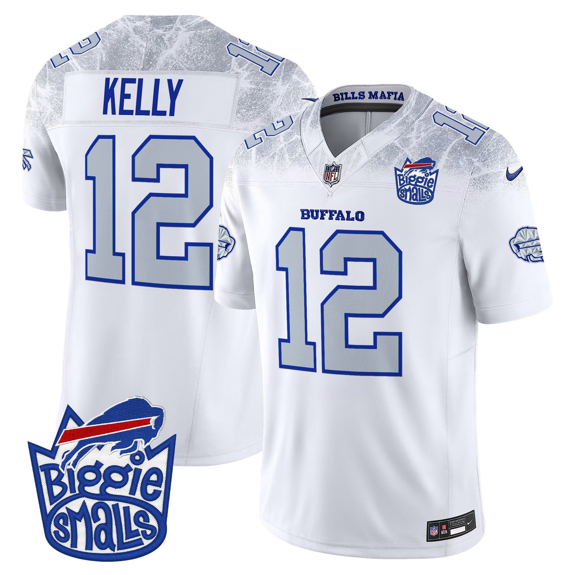 Men's Biggie Smalls × Buffalo Bills Vapor Limited Jersey - All stitched