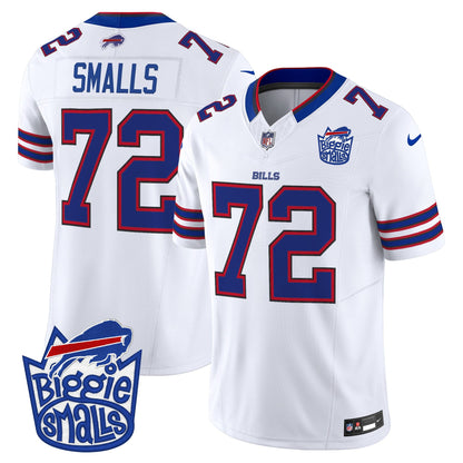 Men's Biggie Smalls × Buffalo Bills Vapor Limited Jersey - All stitched