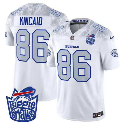 Men's Biggie Smalls × Buffalo Bills Vapor Limited Jersey - All stitched