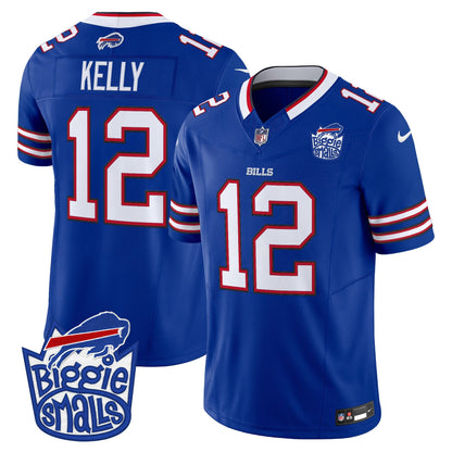 Men's Biggie Smalls × Buffalo Bills Vapor Limited Jersey - All stitched