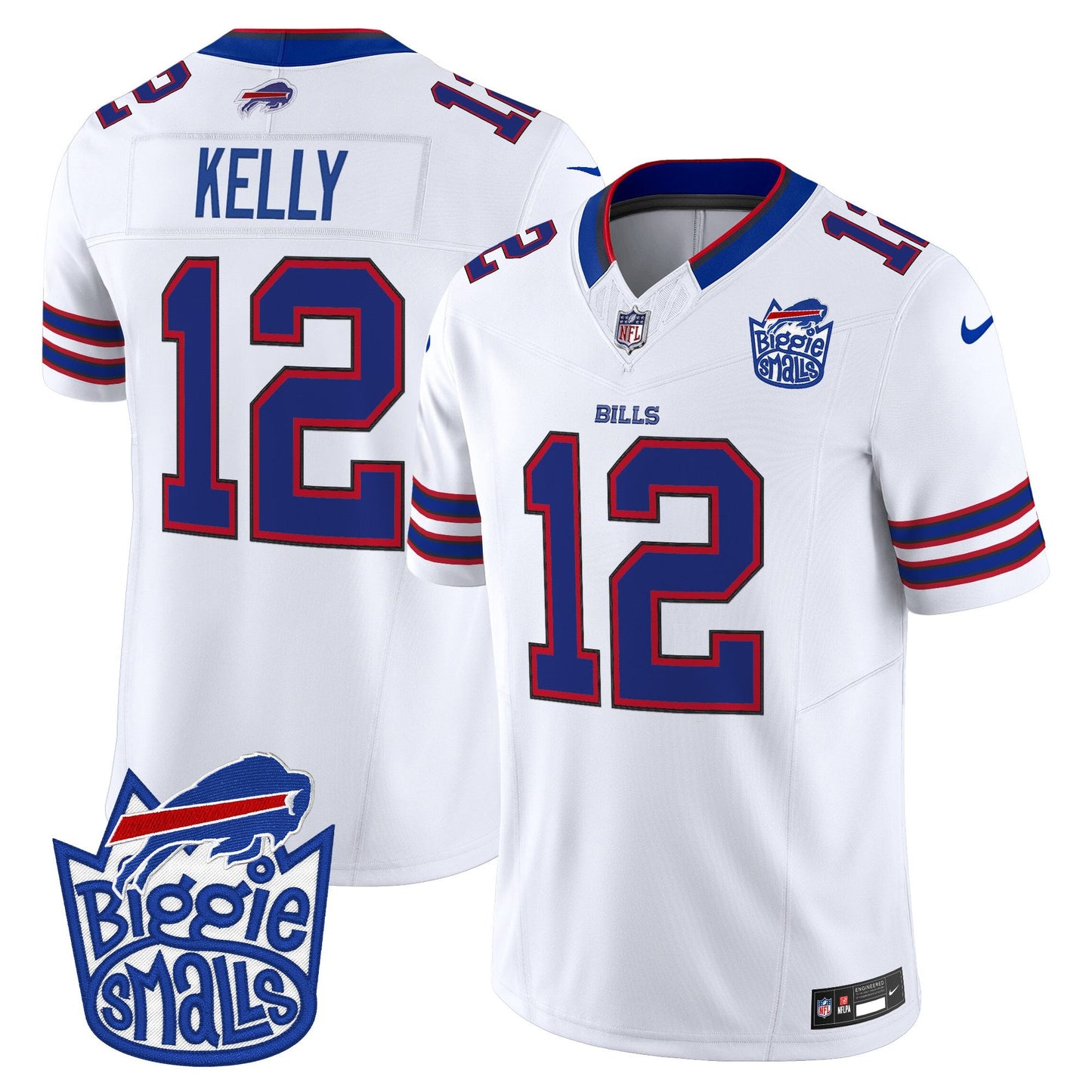 Men's Biggie Smalls × Buffalo Bills Vapor Limited Jersey - All stitched
