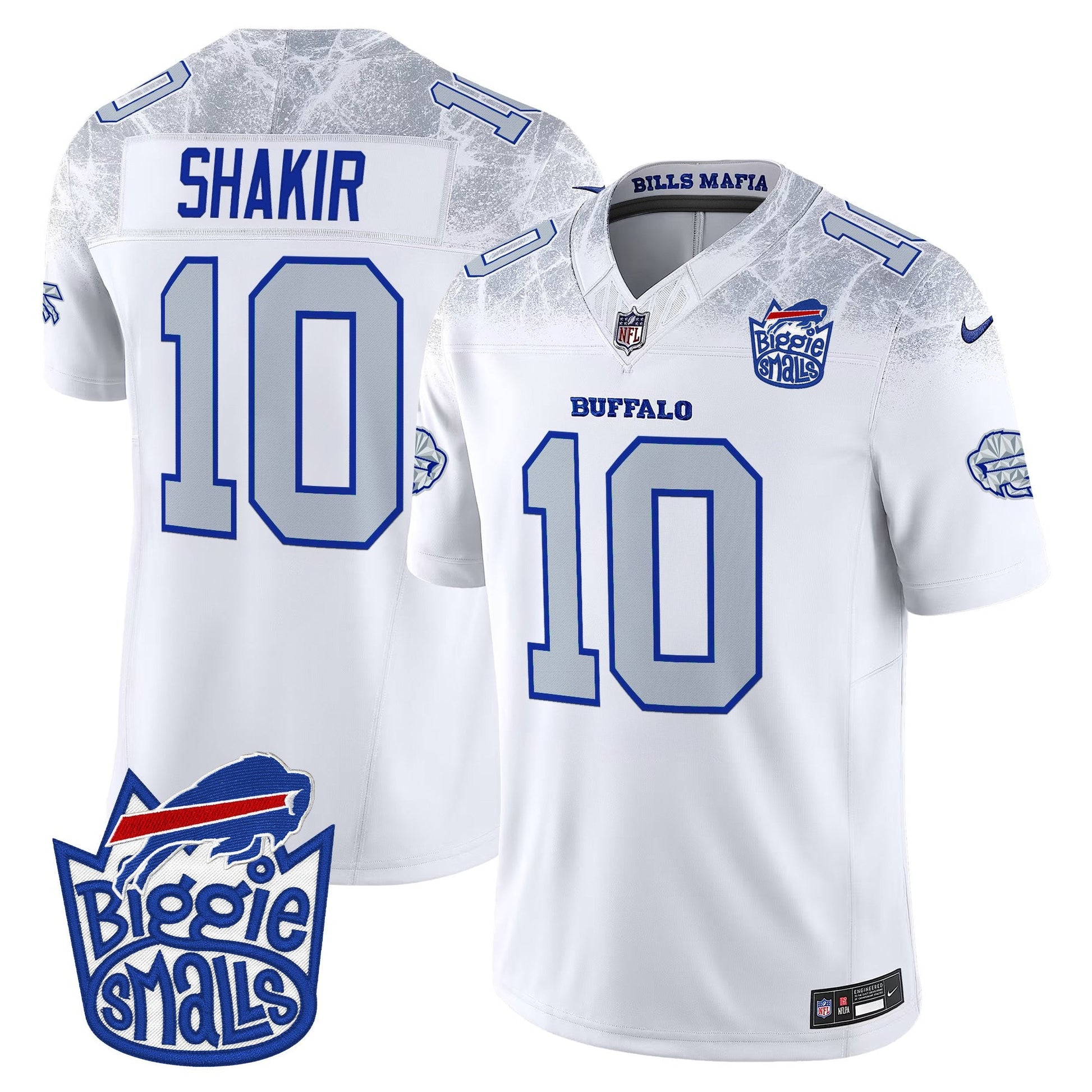 Men's Biggie Smalls × Buffalo Bills Vapor Limited Jersey - All stitched