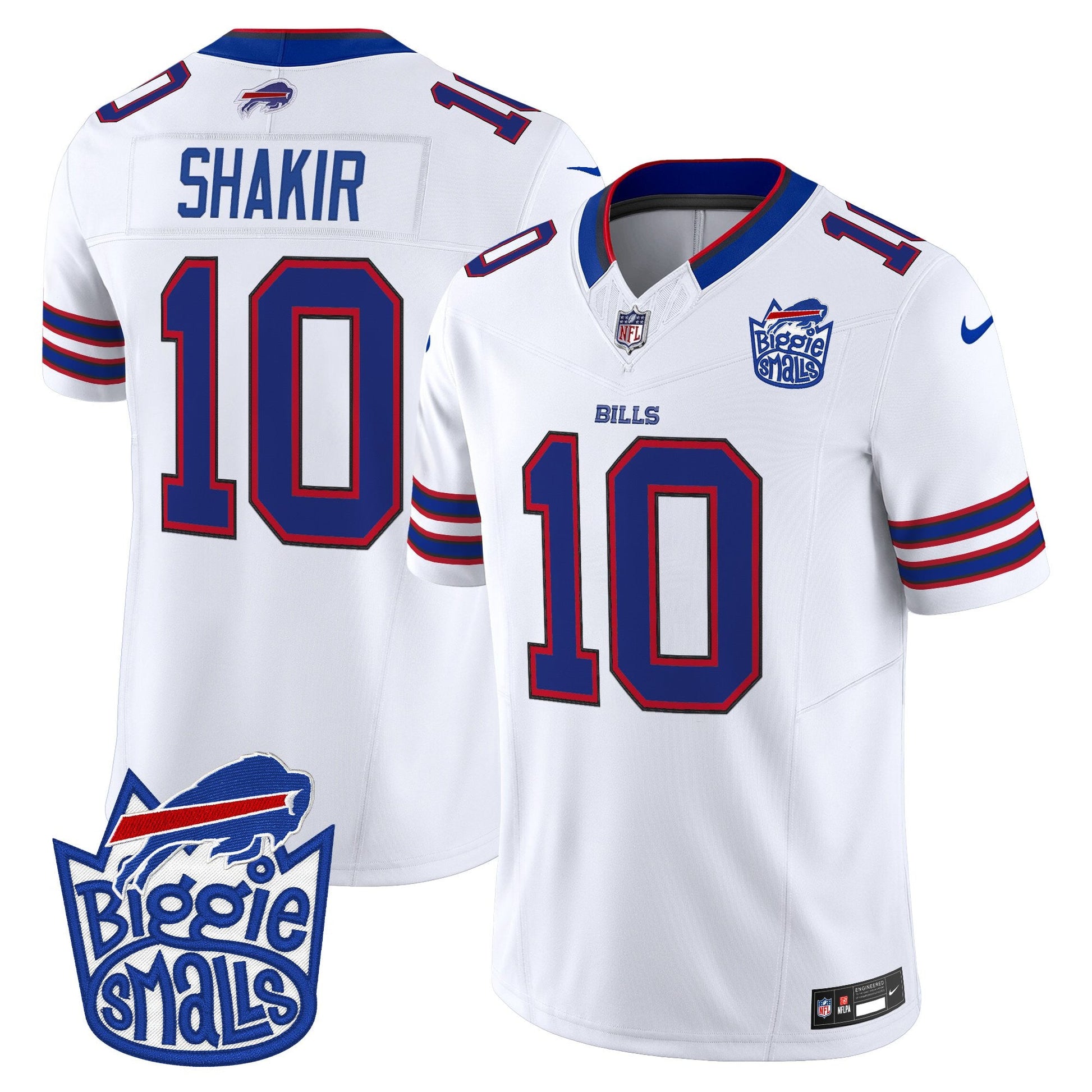 Men's Biggie Smalls × Buffalo Bills Vapor Limited Jersey - All stitched