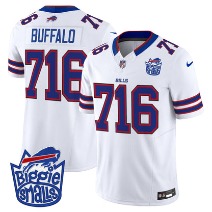 Men's Biggie Smalls × Buffalo Bills Vapor Limited Jersey - All stitched