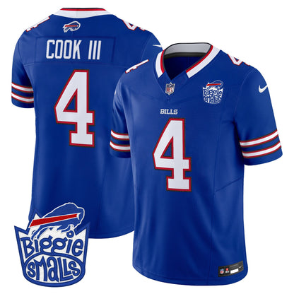Men's Biggie Smalls × Buffalo Bills Vapor Limited Jersey - All stitched