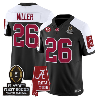 Men's Alabama Crimson Tide 2025 Playoff First Round Vapor Limited Jersey - All Stitched