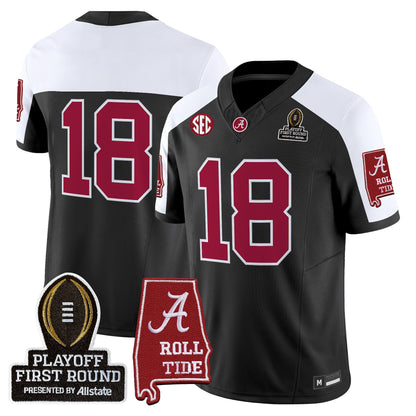 Men's Alabama Crimson Tide 2025 Playoff First Round Vapor Limited Jersey - All Stitched