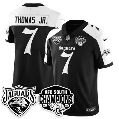 Jacksonville Jaguars Gothic AFC South Division Champions Vapor Limited Jersey - All Stitched