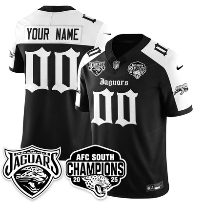Jacksonville Jaguars Gothic AFC South Division Champions Vapor Limited Jersey - All Stitched