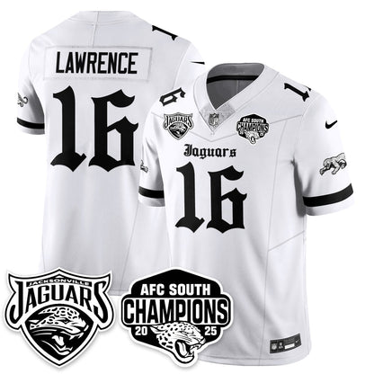 Jacksonville Jaguars Gothic AFC South Division Champions Vapor Limited Jersey - All Stitched