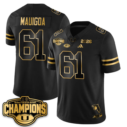 MIA Football Vapor Limited Gold Jersey - Fiesta Bowl Champions - All Stitched
