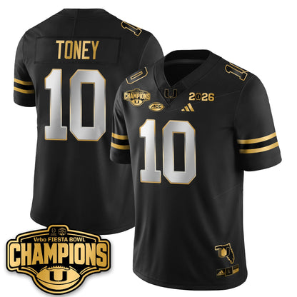MIA Football Vapor Limited Gold Jersey - Fiesta Bowl Champions - All Stitched
