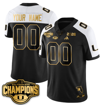 Custom MIA Football Vapor Limited Gold Jersey - Fiesta Bowl Champions - All Stitched