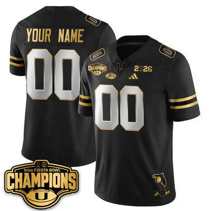 Custom MIA Football Vapor Limited Gold Jersey - Fiesta Bowl Champions - All Stitched
