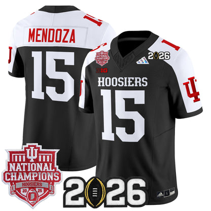  Indiana Hoosiers 2025 National Champions & 2026 CFP Final Patch Vapor Limited Jersey - Stitched