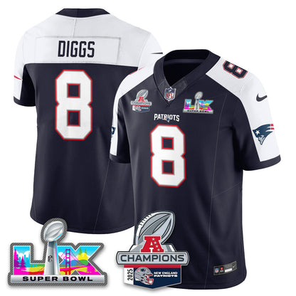 NE 2025 AFC Champions Vapor Limited Jersey V2 - All Stitched