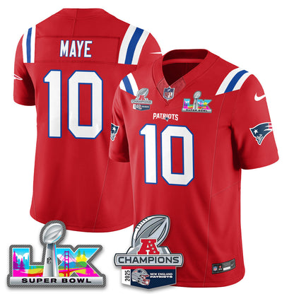 NE 2025 AFC Champions Vapor Limited Jersey V2 - All Stitched