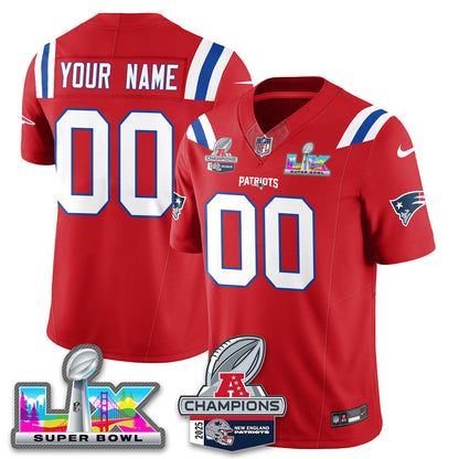 NE 2025 AFC Champions Vapor Limited Jersey V2 - All Stitched