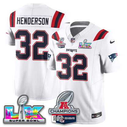 NE 2025 AFC Champions Vapor Limited Jersey V2 - All Stitched