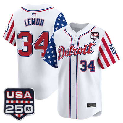 Detroit Tigers "America250 Edition" Vapor Premier Limited Jersey - All Stitched